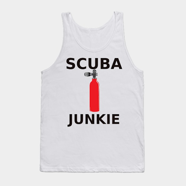 Scuba Junkie Tank Top by TheLightningDesigns